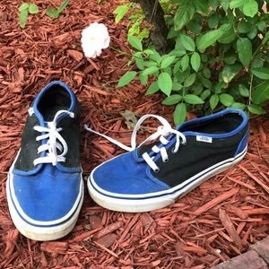 Black/Blue Vans